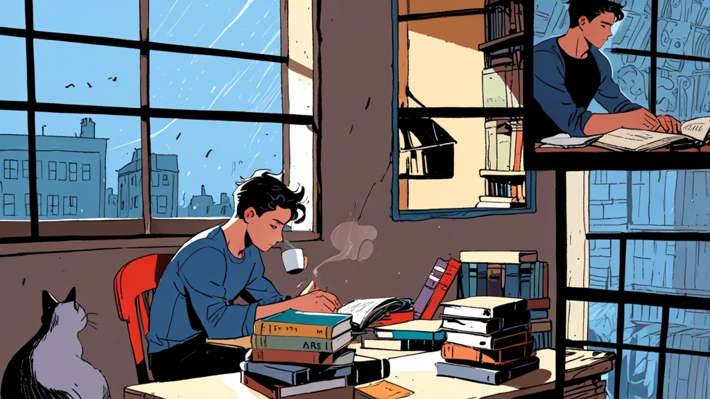 Superhero theme — sample journal illustration